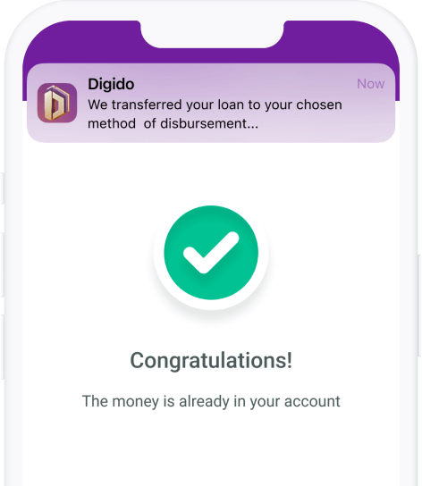 Get your money step image
